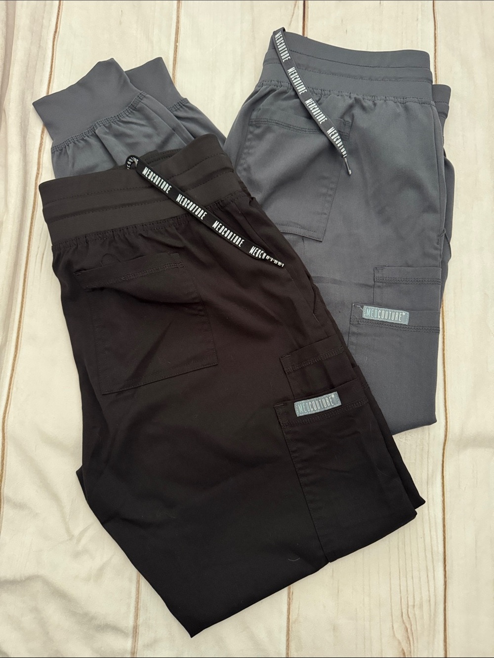 Med Couture scrub pants x 2